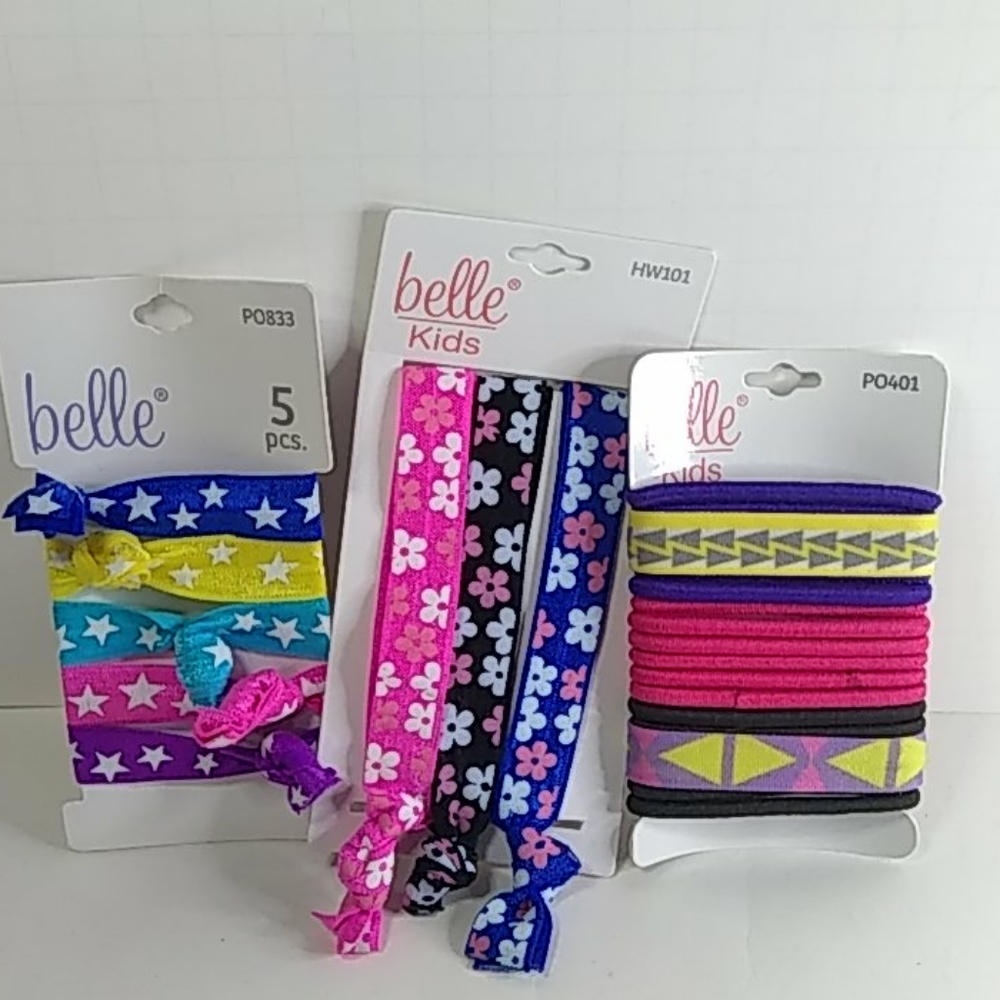 Belle Kids Headwraps, Poney O's and Hair Ties - Picture 11 of 11
